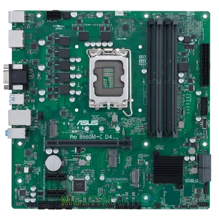 Материнская плата ASUS Pro B660M-C D4-CSM
